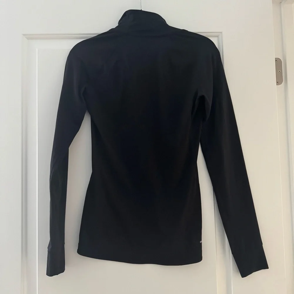 Adidas ClimaLite Fitted Quarter Zip - Picture 2 of 3